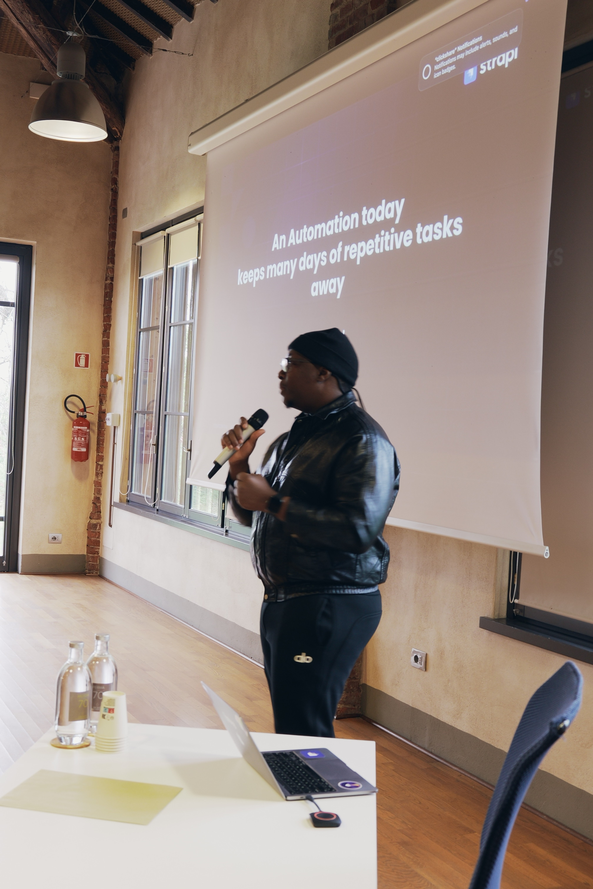 Automation talk at Strapi